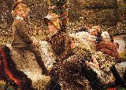 James Tissot The Garden Bench, oil painting picture wholesale